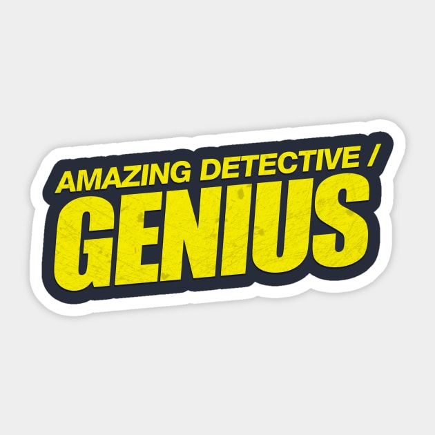 Amazing Detective/Genius Sticker by minimal_animal